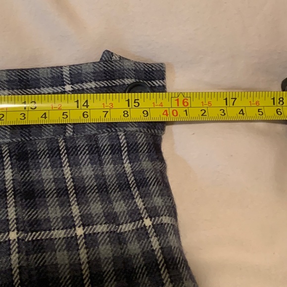 L.L. Bean 100% Wool Pleated Plaid Skirt size 12 Petite Women - Picture 7 of 8